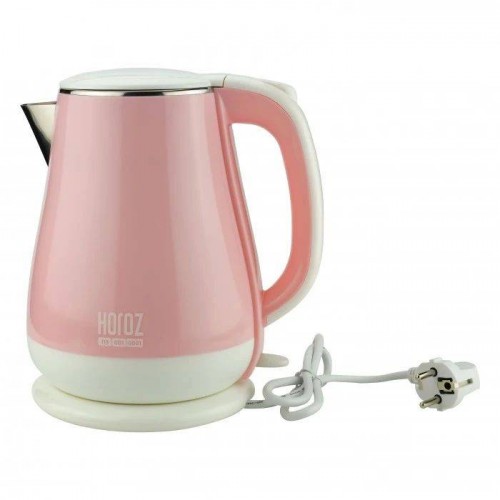 Чайник електричний 1500W 1,5л 220-240V рожевий KETTLE-1 (119-001-0001-010) Horoz Electric
