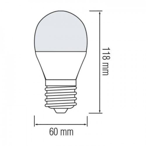Світлодіодна лампа А60 12W 4200K E27 1050Lm 175-250V PREMIER-12 (001-006-0012-033) Horoz Electric