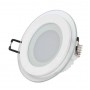 Світильник вбудований світлодіодний 6W 4200K 480Lm 165-260V d-96мм білий круглий CLARA-6 (016-016-0006-030) Horoz Electric