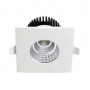 Світильник вбудований світлодіодний IP65 6W 4200K 410Lm 100-240V 90мм білий квадратний JESSICA (016-030-0006-010) Horoz Electric