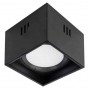 Світильник накладний світлодіодний 15W 4200K 1050Lm 185-264V 182мм h-120мм чорний квадратний SANDRA-SQ15 (016-045-0015-060) Horoz Electric