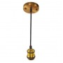 Світильник підвісний E27 250V 1м. металевий золотий TESLA (021-003-0001-030) Horoz Electric
