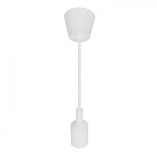 Світильник підвісний E27 250V 1м. пластиковий білий VOLTA (021-001-0001-030) Horoz Electric