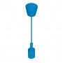Світильник підвісний E27 250V 1м. пластиковий синій VOLTA (021-001-0001-040) Horoz Electric