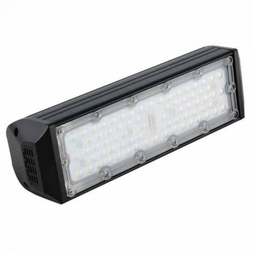 Світильник підвісний вологозахищений LED 50W 6400K 4650Lm 100-265V IP65 80x290мм. чорний ZEUGMA-50 (063-005-0050-010) Horoz Electric