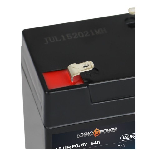LiFePO4 акумулятор 6 В 5 Аг (14556) LogicPower