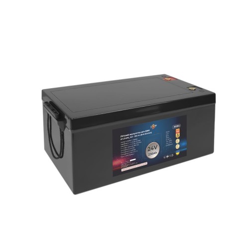 LiFePO4 акумулятор 24 В 230 Аг (BMS 80/40 А) пластик для ДБЖ (20264) LogicPower
