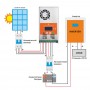 Сонячна електростанція 2,5 кВт LiFePO4 АКБ 24 В 140 Аг шість панелей по 450 Вт серія Преміум (20327) LogicPower