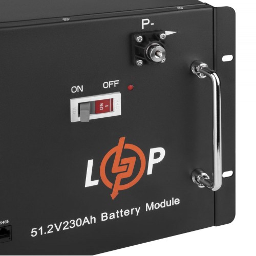 LiFePO4 акумулятор 48 В 230 Аг (Smart BMS 200 А) с LCD RM (20331) LogicPower