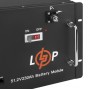 LiFePO4 акумулятор 48 В 230 Аг (Smart BMS 200 А) с LCD RM (20331) LogicPower