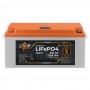 LiFePO4 акумулятор з LCD дисплеєм 12 В 202 Аг (BMS 100/50 А) пластик для ДБЖ (20894) LogicPower