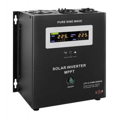 Сонячний інвертор 1,4 кВт MPPT 24 В (4126) LogicPower