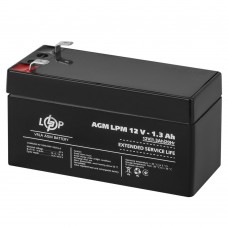 Акумулятор AGM 12 В 1,3 Аг (4131) LogicPower
