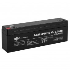 Акумулятор AGM 12 В 2,3 Аг (4132) LogicPower