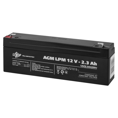 Акумулятор AGM 12 В 2,3 Аг (4132) LogicPower